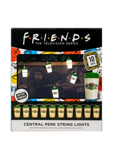 Friends Black Central Perk Coffee Cup String Lights