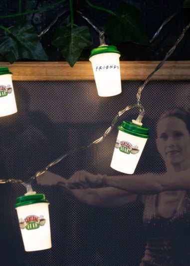Friends Black Central Perk Coffee Cup String Lights