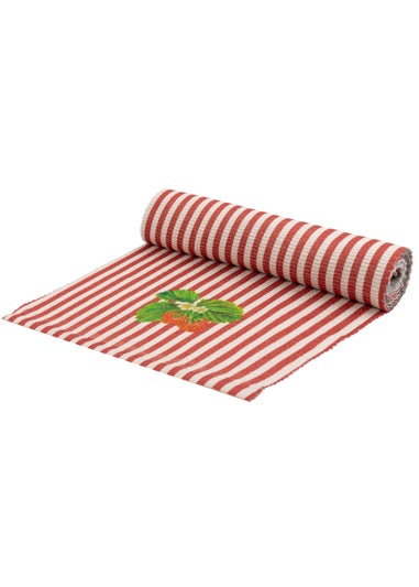 furn. Strawberry Stripes Table Runner (230 x 35cm)