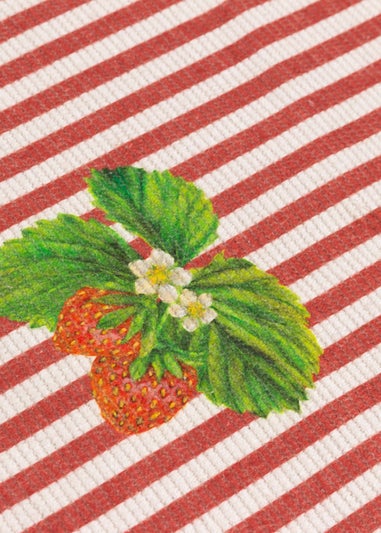 furn. Strawberry Stripes Table Runner (230 x 35cm)