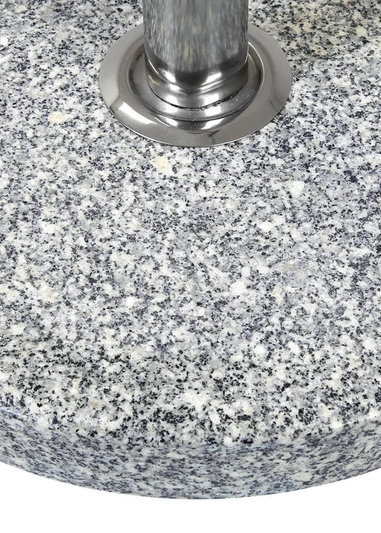 Charles Bentley Round Granite Grey Parasol Base (31cm x 40cm 15Kg)