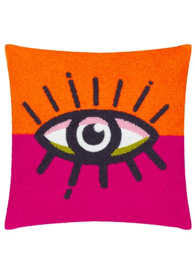 Heya Home All Eyes On You Abstract Filled Cushion (45 x 45 x 8cm)