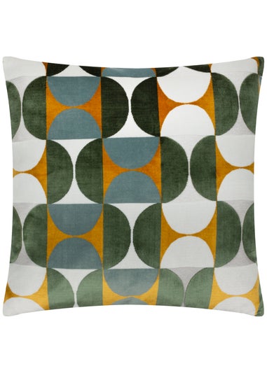 Paoletti Bardot Geometric Jacquard Filled Cushion (50 x 50 x 8cm)