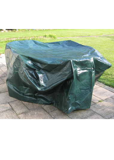 Charles Bentley Green Large Tarpaulin Garden Furniture Cover (H90 x L215 x W173cm)