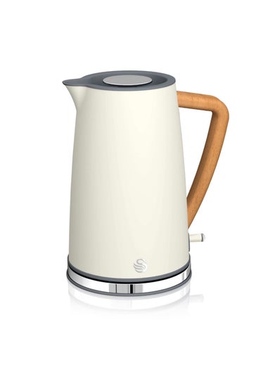 Swan White Nordic Style Cordless Kettle (1.7L)