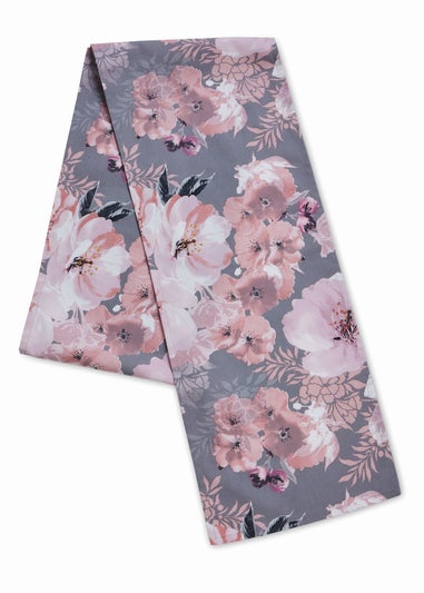 Catherine Lansfield Dramatic Floral Cotton Dining Table Runner (32x220cm)