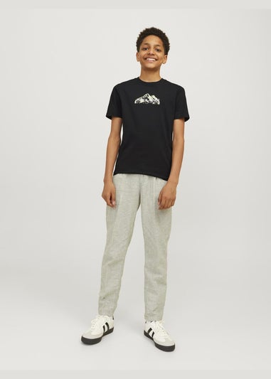 Jack & Jones Black Mountain Logo T-Shirt