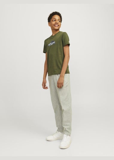 Jack & Jones Kids Green Mountain Logo T-Shirt (6-16yrs)