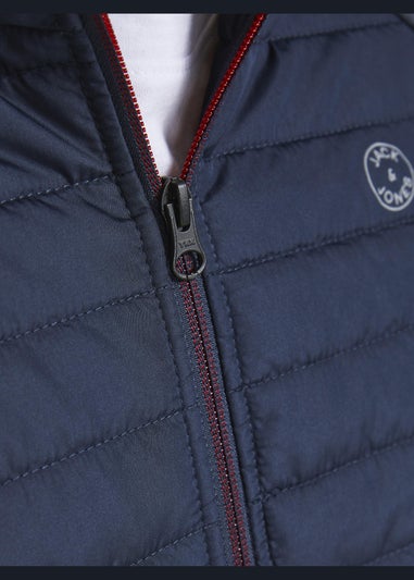 Jack & Jones Kids Navy Quilted Jacket (8-16yrs)