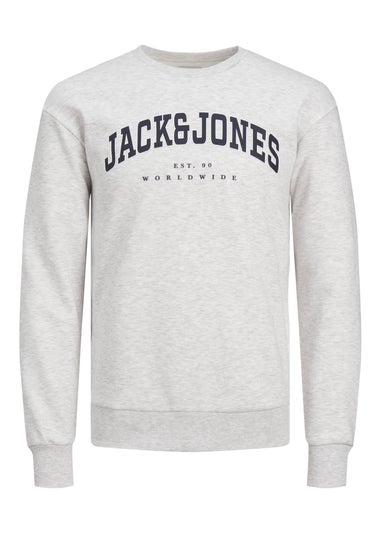 Jack & Jones Grey Varsity Sweatshirt (8-16yrs)