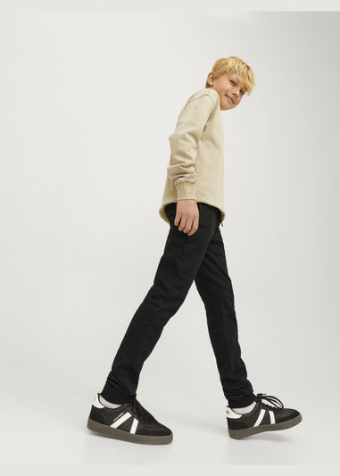 Jack & Jones Kids Black Jogging Bottoms (8-16yrs)