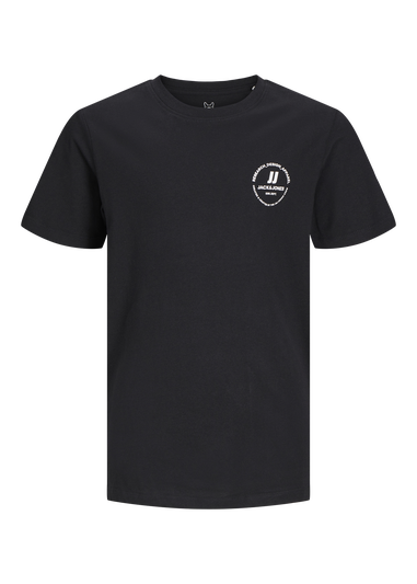 Jack & Jones Kids Black Logo T-Shirt (8-16yrs)