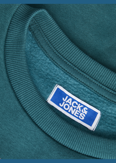 Jack & Jones Kids Teal Logo Sweatshirt (6-16yrs)