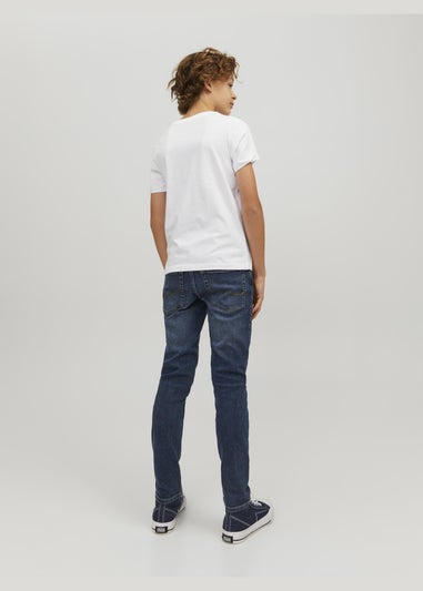 Jack & Jones 2 Pack Kids White Logo T-Shirt (8-16yrs)