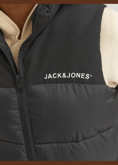 Jack & Jones Black Kids Bodywarmer (6-16yrs)