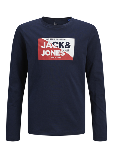 Jack & Jones Kids Navy Long Sleeve T-Shirt (8-16yrs)