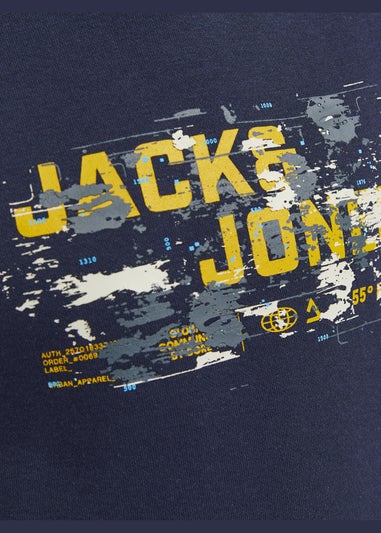 Jack & Jones Kids Navy Logo T-Shirt (6-16yrs)