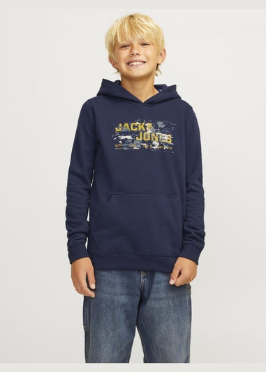 Jack & Jones Kids Navy Logo T-Shirt (6-16yrs)