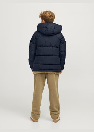 Jack & Jones Kids Navy Puffer Jacket (6-16yrs)