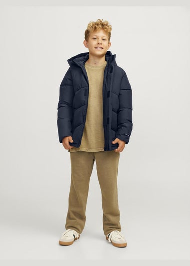 Jack & Jones Kids Navy Puffer Jacket (6-16yrs)