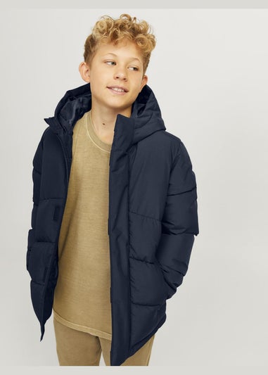 Jack & Jones Kids Navy Puffer Jacket (6-16yrs)