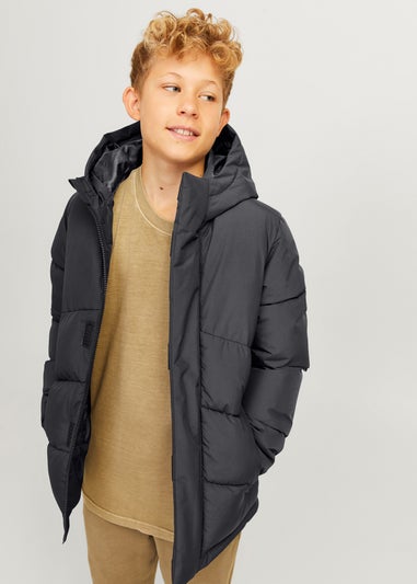 Jack & Jones Kids Grey Puffer Jacket (6-16yrs)