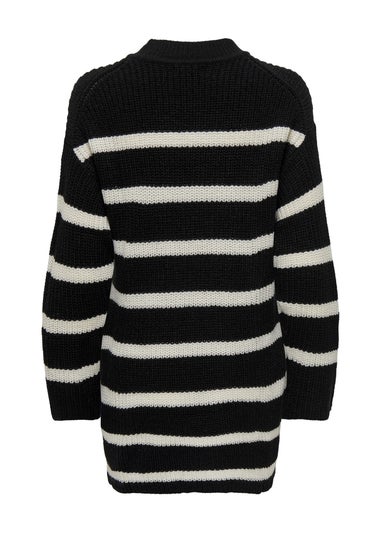 JDY Black Stripe Jumper Dress