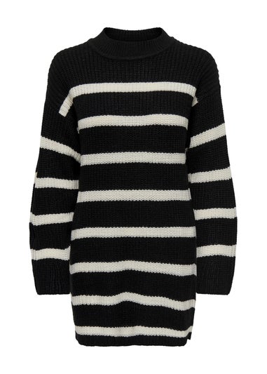 JDY Black Stripe Jumper Dress