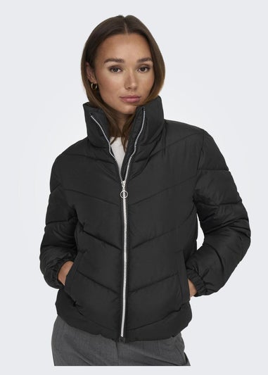 JDY Black Short Padded Jacket