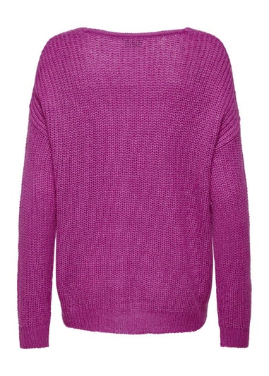 JDY Purple Knit Jumper