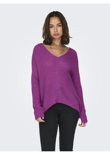 JDY Purple Knit Jumper