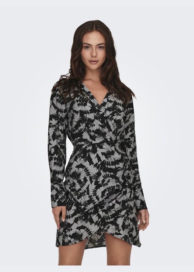 JDY Grey Wrap Dress