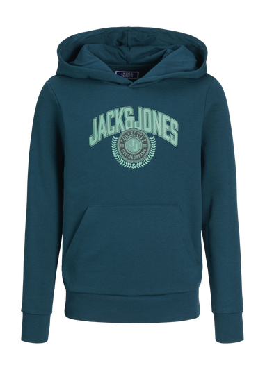 Jack & Jones Boys Teal Hoodie (10-16yrs)