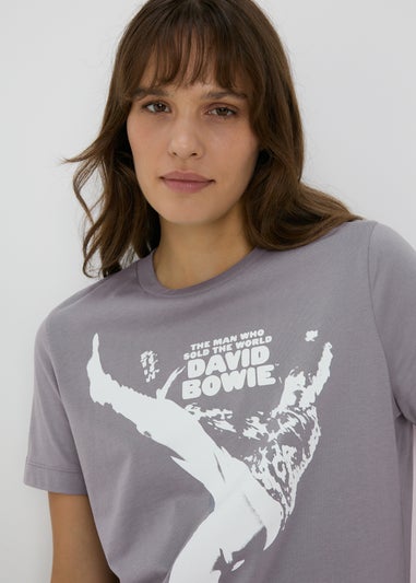 Grey David Bowie T-Shirt