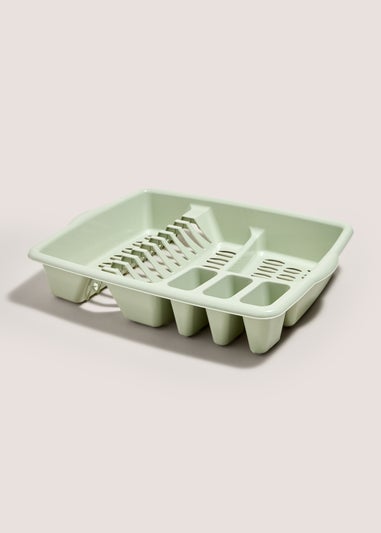 Green Dish Drainer (46cm x 37cm x 9cm)