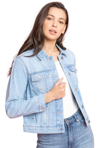 Roman Light Blue Classic Cotton Denim Jacket