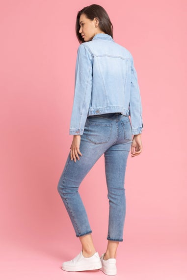 Roman Light Blue Classic Cotton Denim Jacket