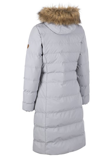 Trespass White Audrey Padded Long Jacket