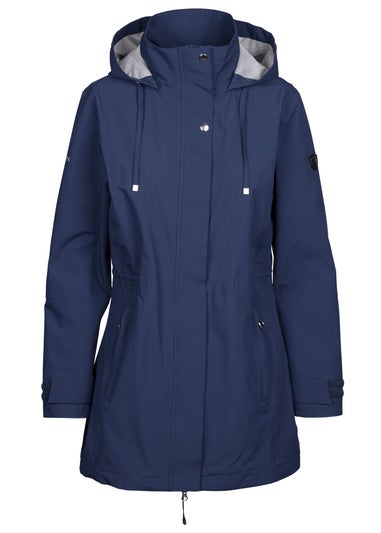 Trespass Navy Pavlina Waterproof Coat