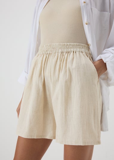 Stone Cotton linen Shorts