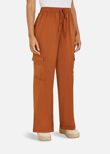 Yumi Orange Cargo Trousers