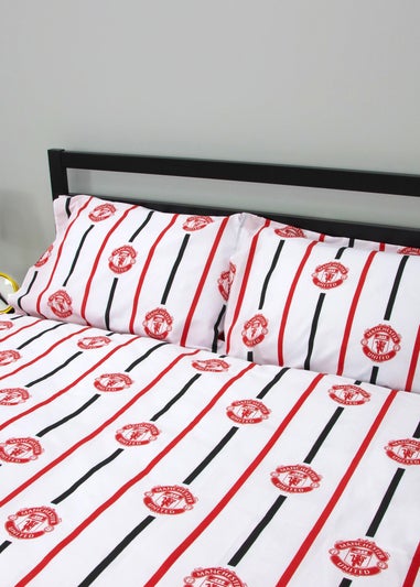 Manchester United FC Crest Double Panel Duvet