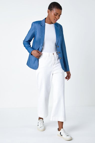 Roman Denim Stretch Blazer