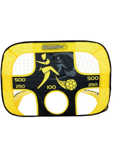 Kickmaster Multi Colour Quick Up Goal & Target Shot