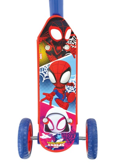 Marvel Spidey & His Amazing Friends Multi Colour Deluxe Tri Scooter