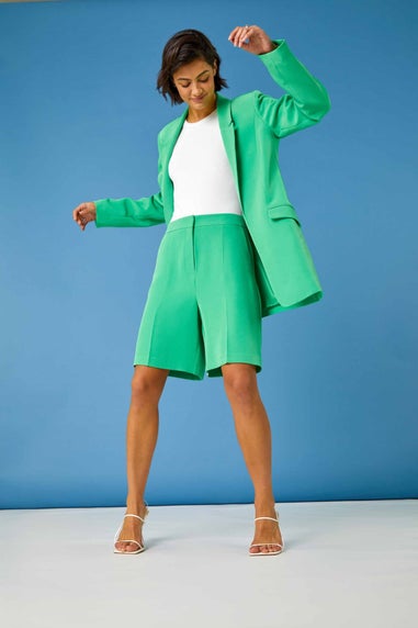 Roman Jade Longline Blazer Jacket