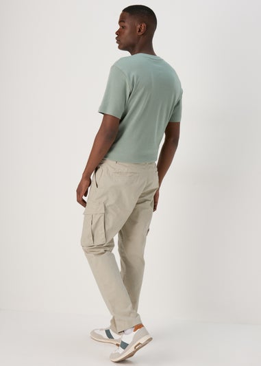 Stone Cargo Trousers