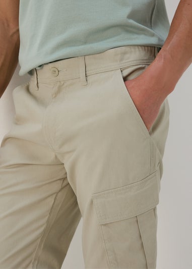 Stone Cargo Trousers