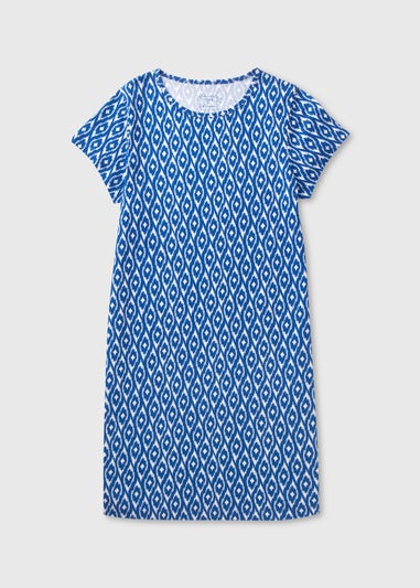 Blue Patterned Nightie