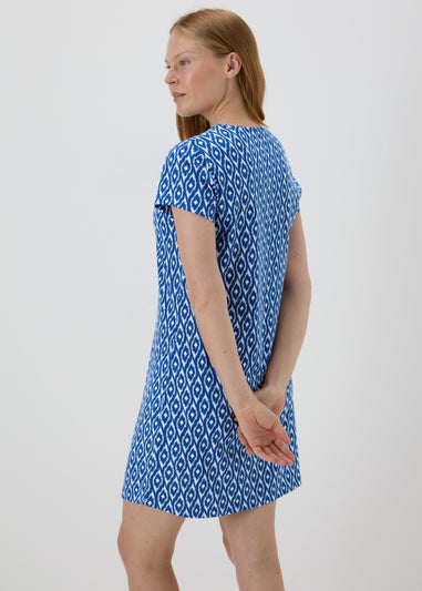 Blue Patterned Nightie